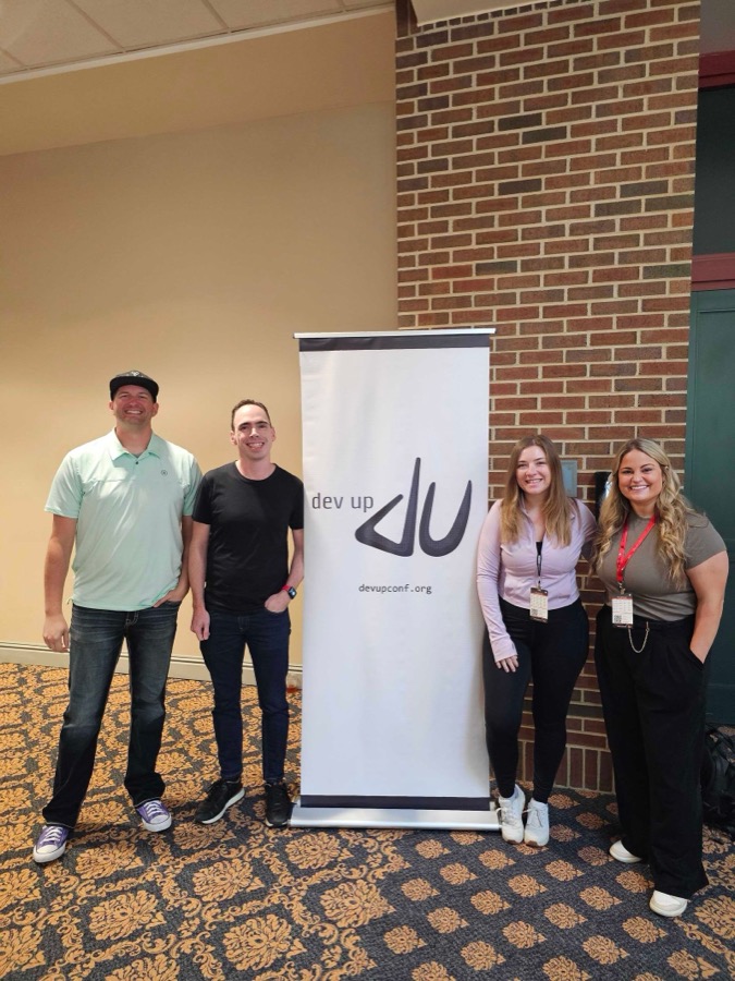 Members of the Aviron team at the 2024 DevUp Conference in St. Charles, MO